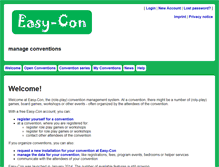 Tablet Screenshot of easy-con.org